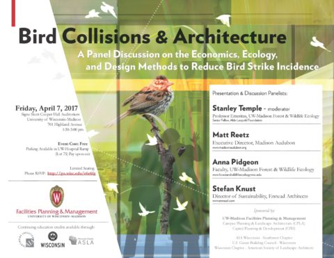 bird stefan collisions wisconsin knust discusses architecture madison university