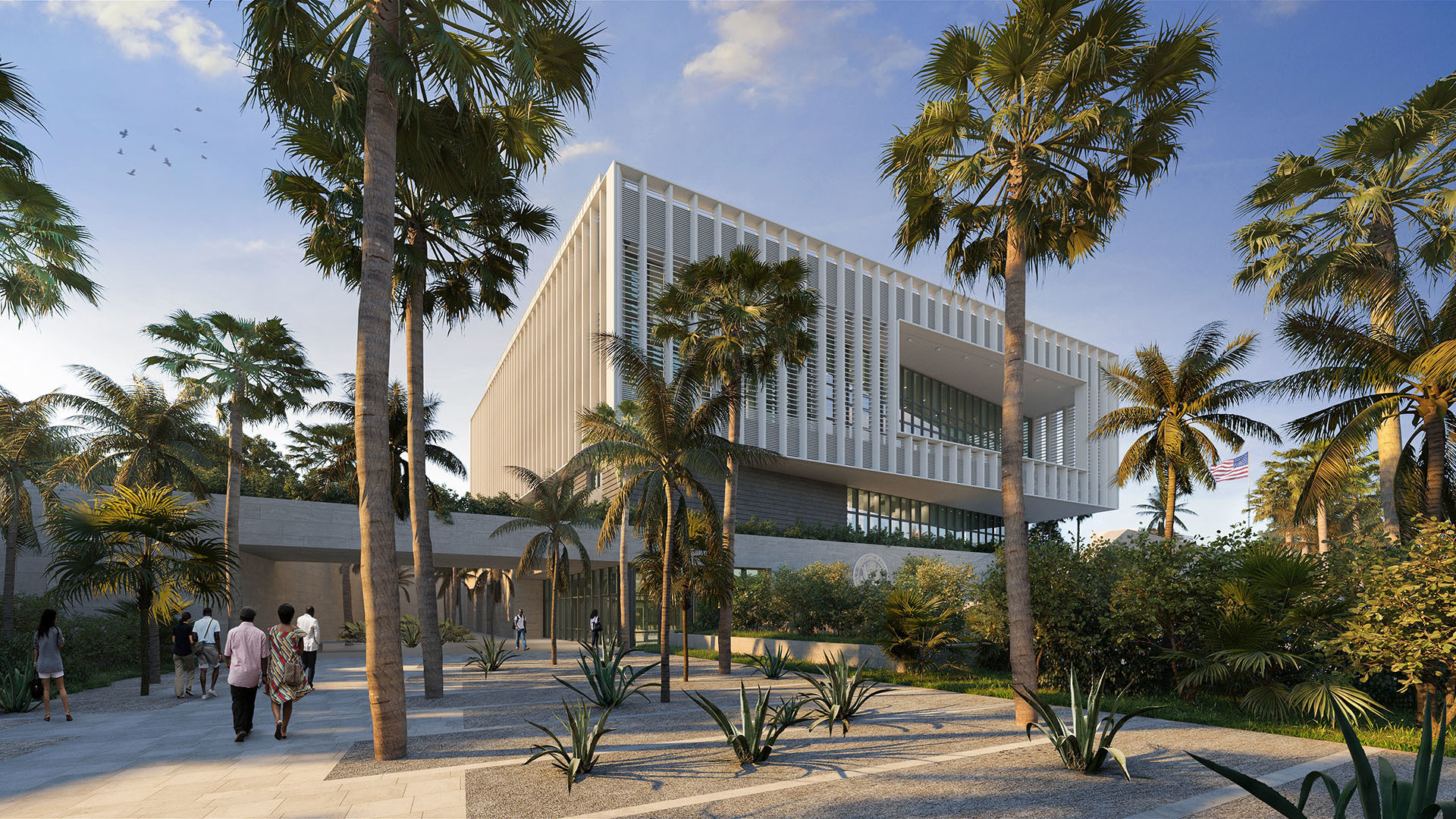 United States Embassy, Nassau, Bahamas ennead